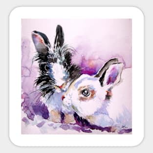 Cute rabbits Sticker